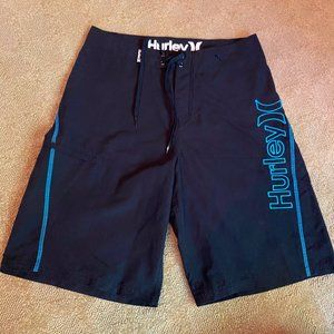 Mens Hurley board shorts BLCK 30W